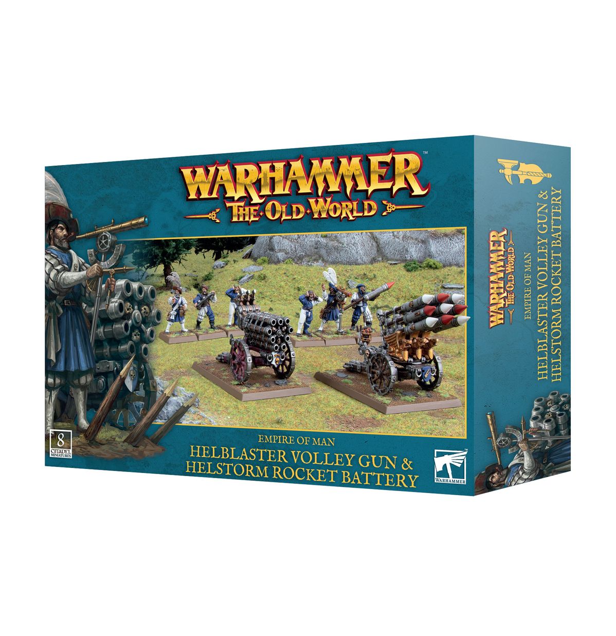 Helblaster Volley Gun and Helstorm Rocket Battery